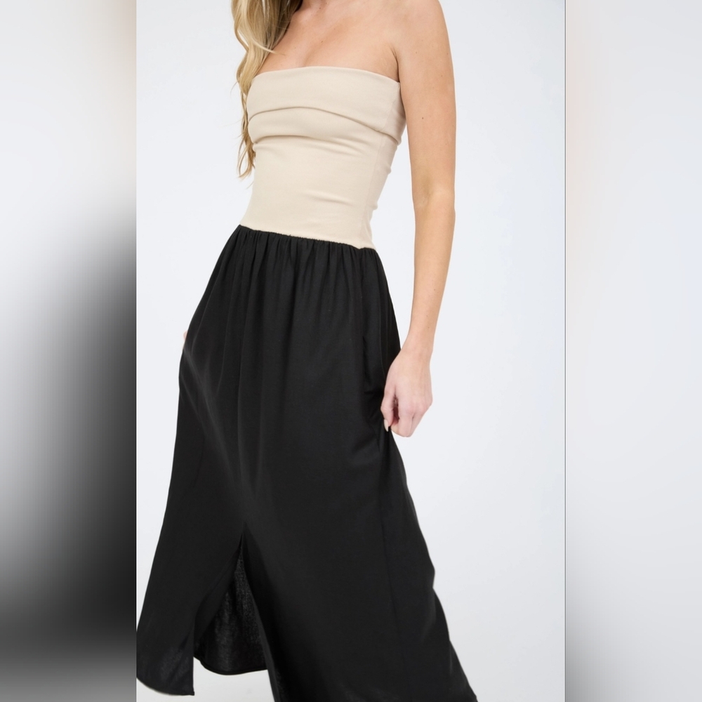 #544 🛑45 M,L Fabulous Strapless Midi Dress - Picture 8 of 8